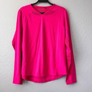 SanSoleil Soltekice XL Pink Long Sleeve‎ UV 50 Cooling Top Athletic Shirt